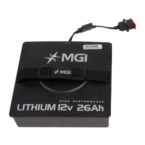 MGI Lithium 12v 26Ah Battery