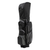 dri play cart bag with cover black grey