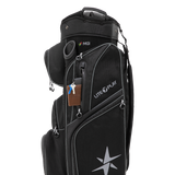 lite play cart bag right side with accessories black