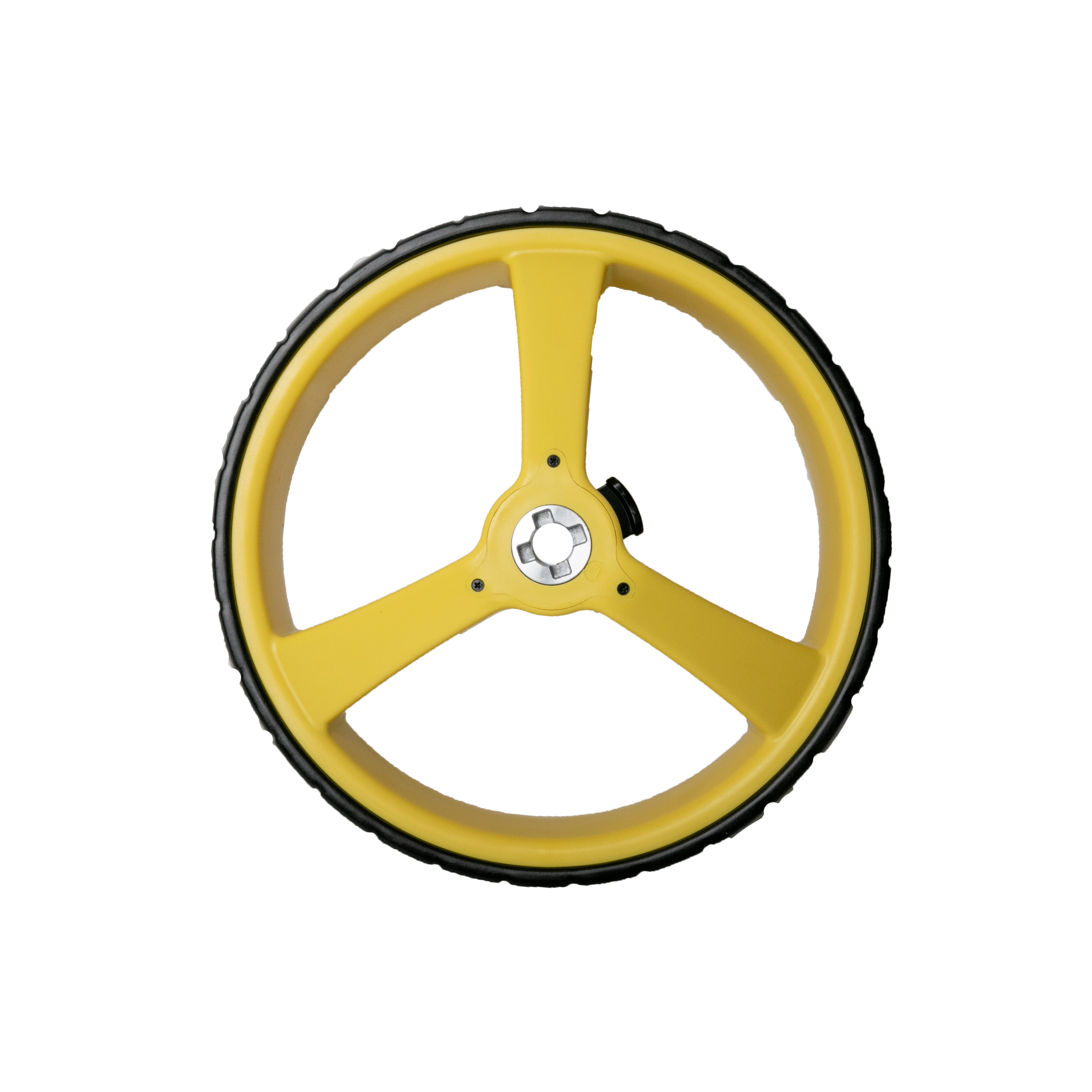 2024 Zip X1 Rear Wheel 15mm Axle - Yellow Left