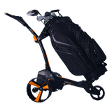 zip x4 motorised electric buggy with bag black