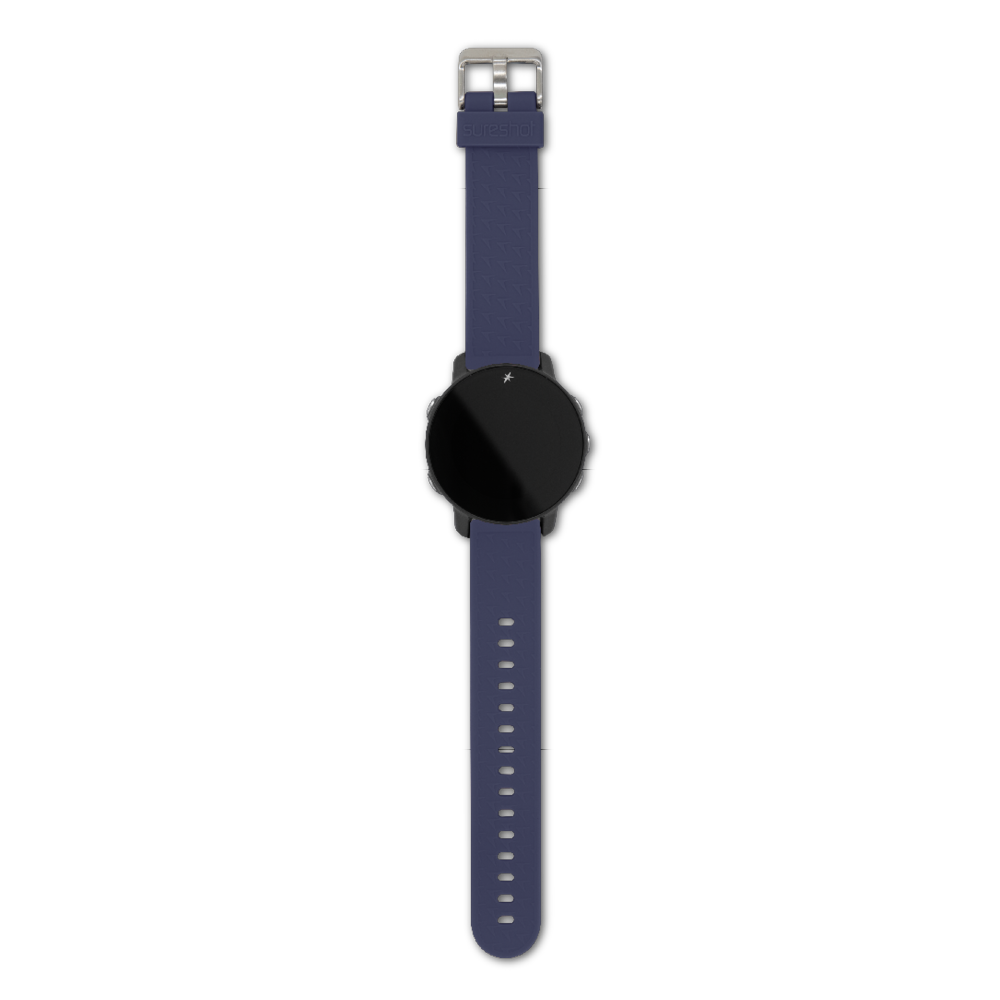 axis gps watch accessory band navy extended 