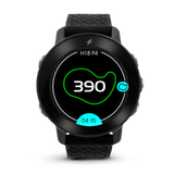 axis gps watch front profile golf mode black