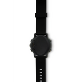 axis watch gps back profile extended band undone black